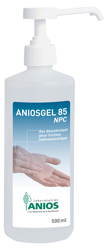 Gel hydroalcoolique ANIOSGEL 85 NPC (500ML+POMPE 3ML)  22928