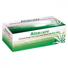 Gants latex Aloecare verts  28533