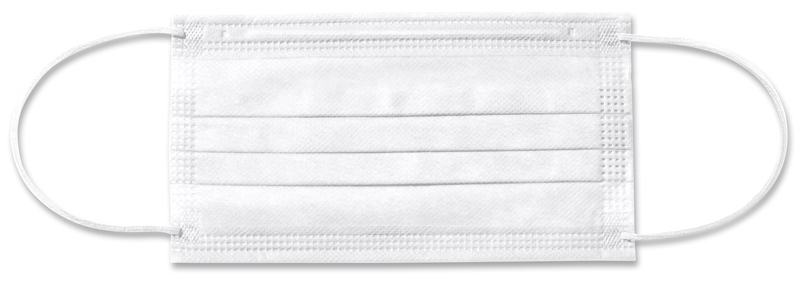 Masque à élastiques IIR colorés La boîte de 10 24140