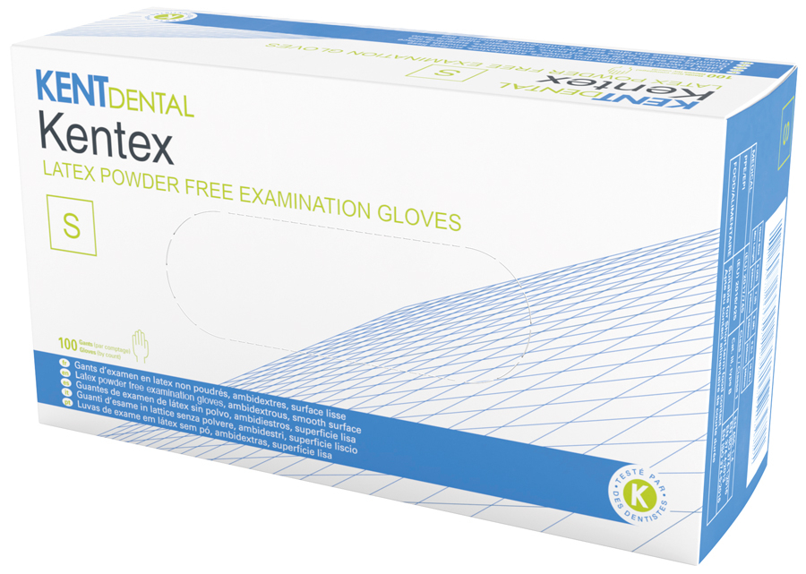 Gants Kentex en latex non poudrés  950646